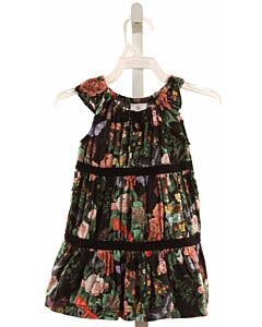 HANNA ANDERSSON  BLACK  FLORAL  DRESS