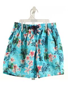 VILEBREQUIN  AQUA  FLORAL  SWIM TRUNKS