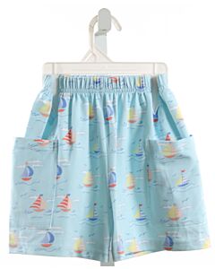 SERENDIPITY  LT BLUE  PRINT  SHORTS