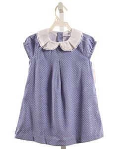 EDGEHILL COLLECTION  CHAMBRAY  POLKA DOT  DRESS