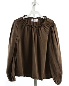 BELLA DAHL  BROWN    SHIRT-LS