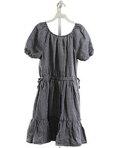 CREWCUTS  BLACK  GINGHAM  DRESS