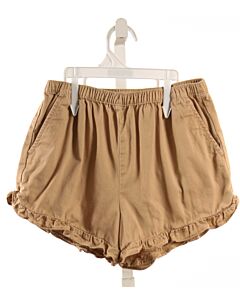 CREWCUTS  KHAKI    SHORTS WITH RUFFLE