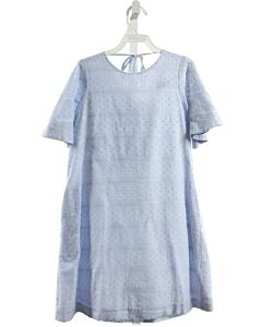 GABBY  LT BLUE SWISS DOT   DRESS