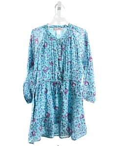 BANJANAN  BLUE  FLORAL  DRESS