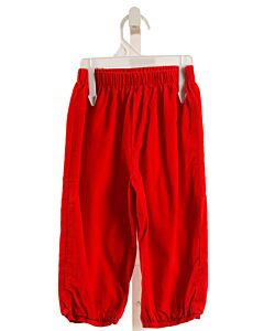 LITTLE ENGLISH  RED CORDUROY   PANTS