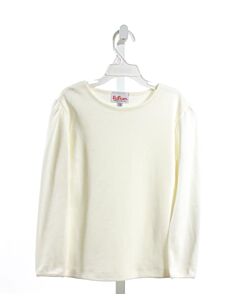 RED BEANS  IVORY  KNIT LS SHIRT