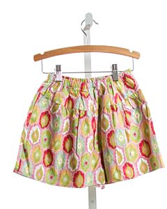 RED BEANS  LT GREEN  PRINTED DESIGN SKORT