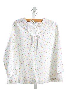 RED BEANS  MULTI-COLOR  POLKA DOT  CLOTH LS SHIRT