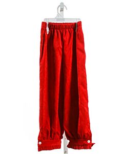 ALICE KATHLEEN  RED CORDUROY  PANTS WITH RUFFLE