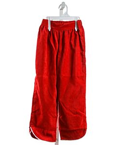 ALICE KATHLEEN  RED CORDUROY  PANTS WITH EYELET TRIM