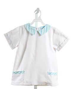 ALICE KATHLEEN  WHITE PIQUE  CLOTH SS SHIRT