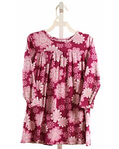 HANNA ANDERSSON  PURPLE  FLORAL  KNIT DRESS
