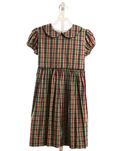 BELLA BLISS  GREEN  PLAID  DRESS