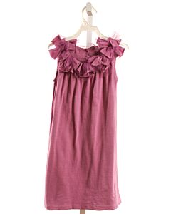 TEA  PURPLE    KNIT DRESS WITH TULLE