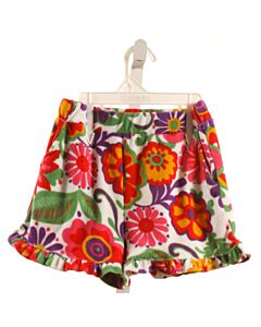 MINI BODEN  MULTI-COLOR TERRY CLOTH FLORAL  SHORTS