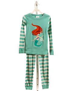 HANNA ANDERSSON  MINT  STRIPED PRINTED DESIGN LOUNGEWEAR