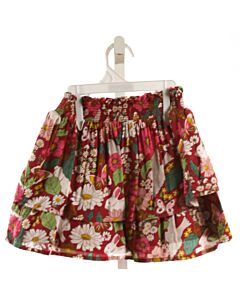 MINI BODEN  MAROON  FLORAL  SKIRT