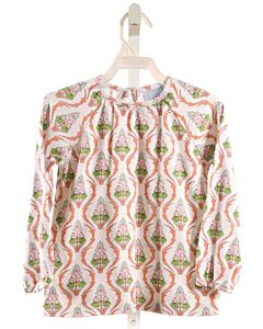 BELLA BLISS  MULTI-COLOR  FLORAL  KNIT LS SHIRT