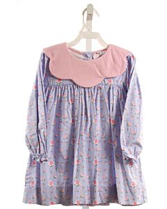ELIZA JAMES  LT BLUE  FLORAL  SHIRT-LS