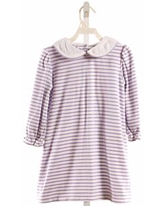 SHOWER ME WITH LOVE  LAVENDER  STRIPED  KNIT DRESS