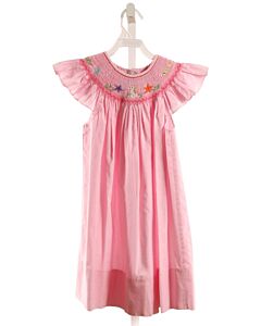 ROSALINA LT PINK GINGHAM SMOCKED DRESS