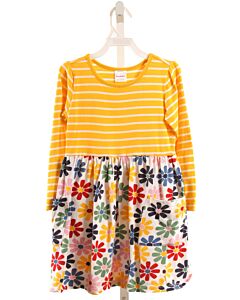HANNA ANDERSSON YELLOW FLORAL KNIT DRESS