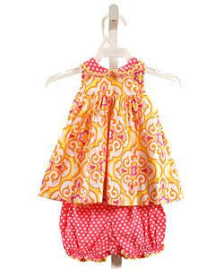BAILEY BOYS  ORANGE    2-PIECE OUTFIT WITH RIC RAC