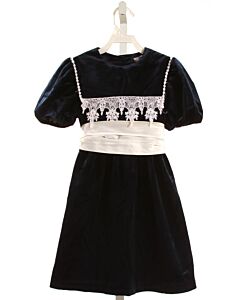 CARROUSEL  BLUE VELVET   PARTY DRESS