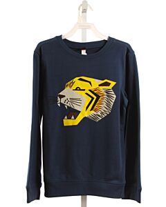 TEA  NAVY   PRINTED DESIGN PULLOVER