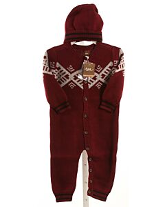 TEA  MAROON    KNIT ROMPER