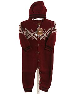 TEA  MAROON    KNIT ROMPER