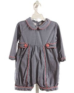 CECIL & LOU  BLUE  GINGHAM  SHORTALL