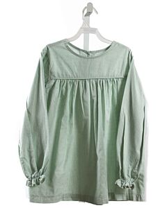 MARY & GRACE  LT GREEN  GINGHAM  SHIRT-LS