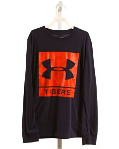 UNDER ARMOUR  NAVY  PRINT  KNIT LS SHIRT