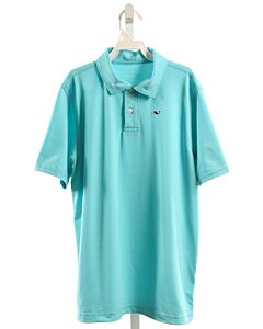 VINEYARD VINES  AQUA    KNIT SS SHIRT