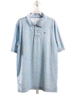 VINEYARD VINES  LT BLUE    KNIT SS SHIRT
