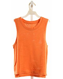 LULULEMON  ORANGE    KNIT TANK