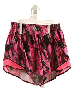 LULULEMON  HOT PINK   PRINTED DESIGN SHORTS