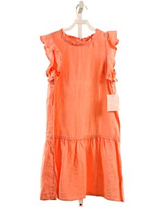 BELLA DAHL  ORANGE LINEN   DRESS