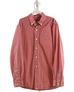 VINEYARD VINES  RED  GINGHAM  DRESS SHIRT