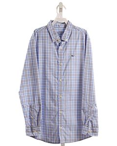 VINEYARD VINES  LT BLUE  PLAID  DRESS SHIRT