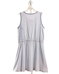 SERENDIPITY  BLUE   PRINTED DESIGN KNIT DRESS