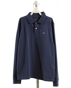 VINEYARD VINES NAVY KNIT LS SHIRT