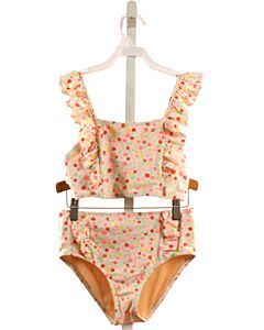 CREWCUTS  MULTI-COLOR  FLORAL  2-PIECE SWIMSUIT WITH RUFFLE