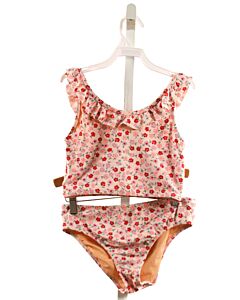 CREWCUTS  PINK  FLORAL  2-PIECE SWIMSUIT WITH RUFFLE