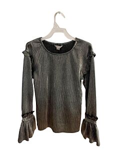 HABITUAL GIRL SILVER SHIRT-LS