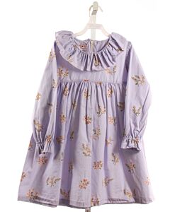 PHI CLOTHING  LAVENDER  FLORAL  DRESS WITH RUFFLE
