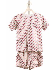 LILA + HAYES  RED  PRINT  LOUNGEWEAR