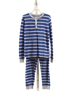 THE BEAUFORT BONNET COMPANY  BLUE FLEECE STRIPED  LOUNGEWEAR
